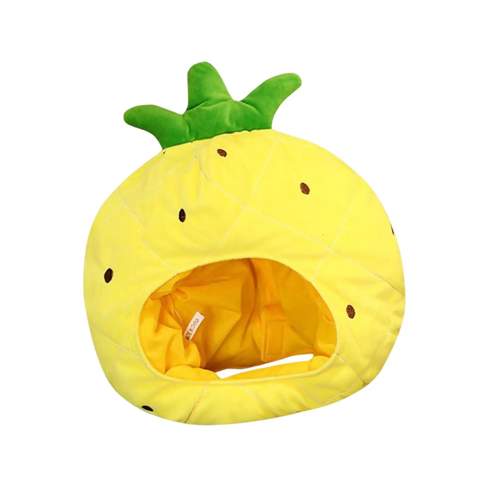 Pineapple Hats Plush Comfortable Photo Props Warm Funny Cartoon Novelty Decorations Fruits Hat for Masquerade Friend Girl Boy