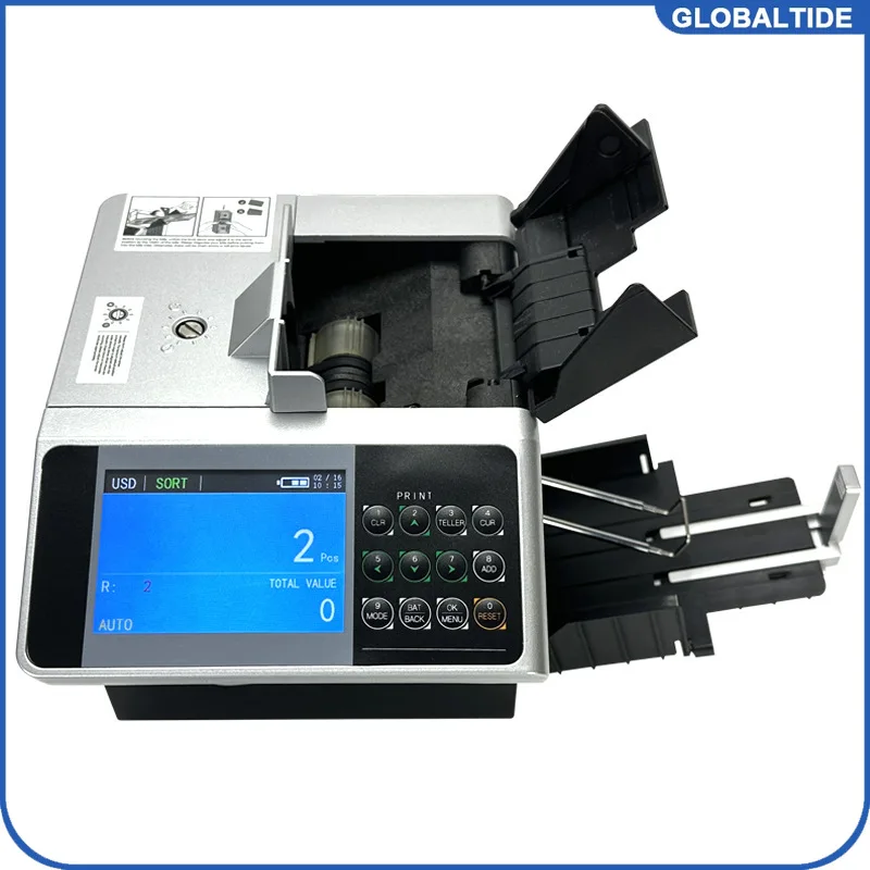 Charging vertical infrared counting machine, foreign currency multi country currency verification machine Hong Kong UK US Outai