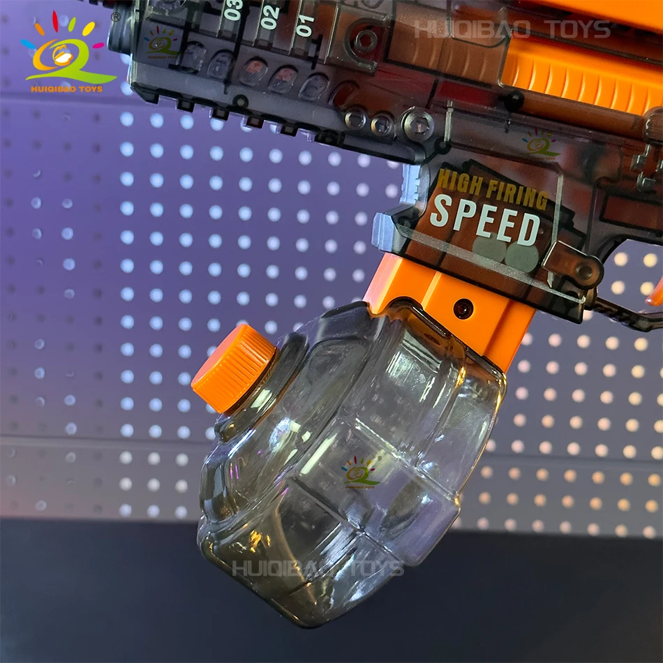 Pistola de agua eléctrica totalmente automática, recargable, disparo continuo de largo alcance, para fiestas espaciales, niños, adultos, niños, regalo