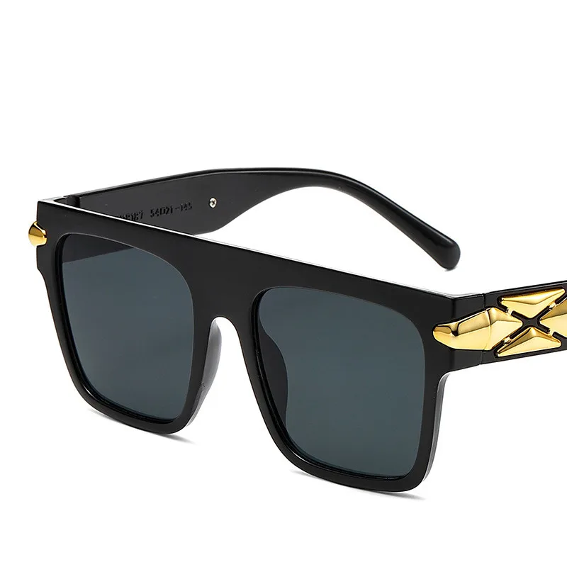 New Oversized Sunglasses Man Woman Fashion Luxury Vintage Square Sun Glasses For Female Brand Design UV400 Shades Eyewear image 3