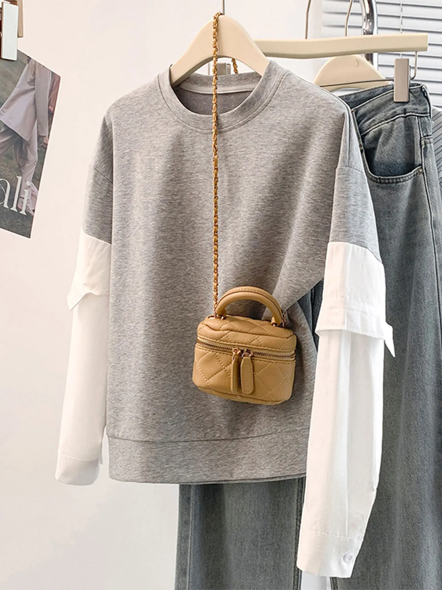 

Женская повседневная толстовка свободного кроя, комфортная, для отдыха, весна 2026, трендовая уличная одежда