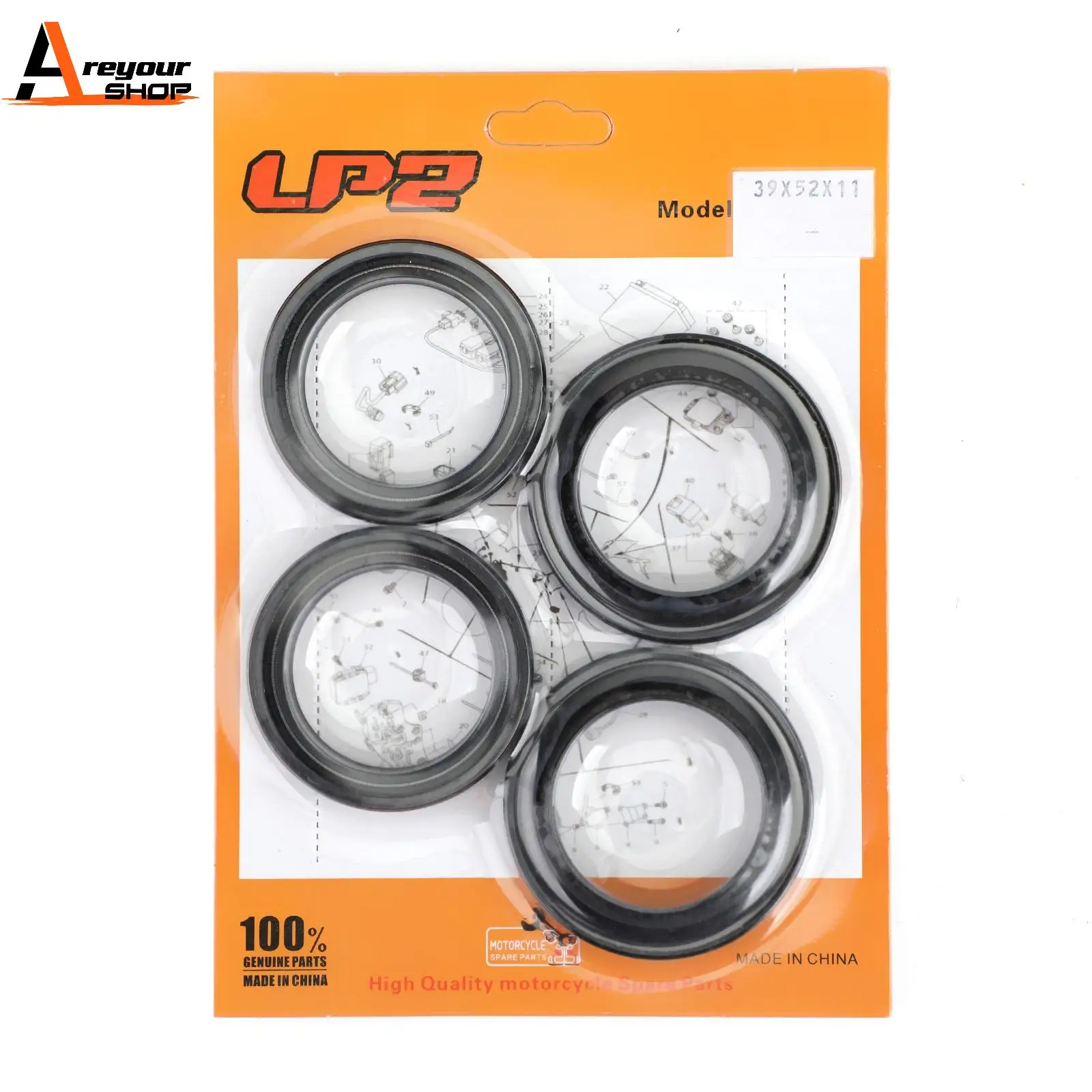 Areyourshop для Kawasaki BJ250 EJ400 W400 EJ650 EJ800 ZR250 92049-1391 92049-1515, передняя вилка, масляное уплотнение, пылезащитная крышка, ремонт, ремонт