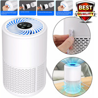 PRO. Air Purifier for Home, Allergies and Pets Hair, Smokers, H13 True HEPA Filter Removes 99.97% of Pollutants, Low Noise