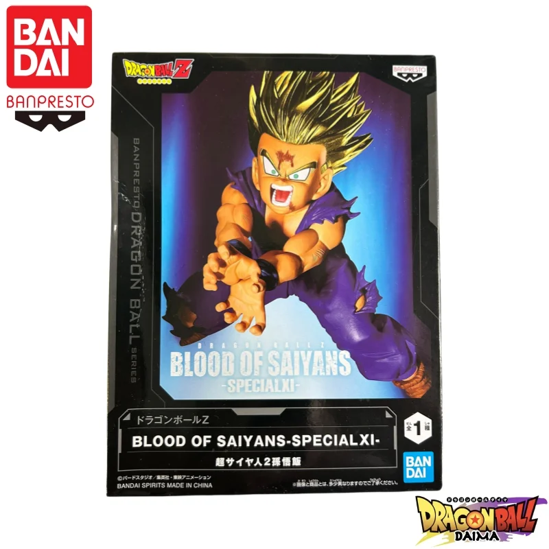 In Stock Bandai Original Banpresto Dragon Ball Blood of Saiyans Special Xi Son Gohan Action Figure Model Doll Brand New Boxed