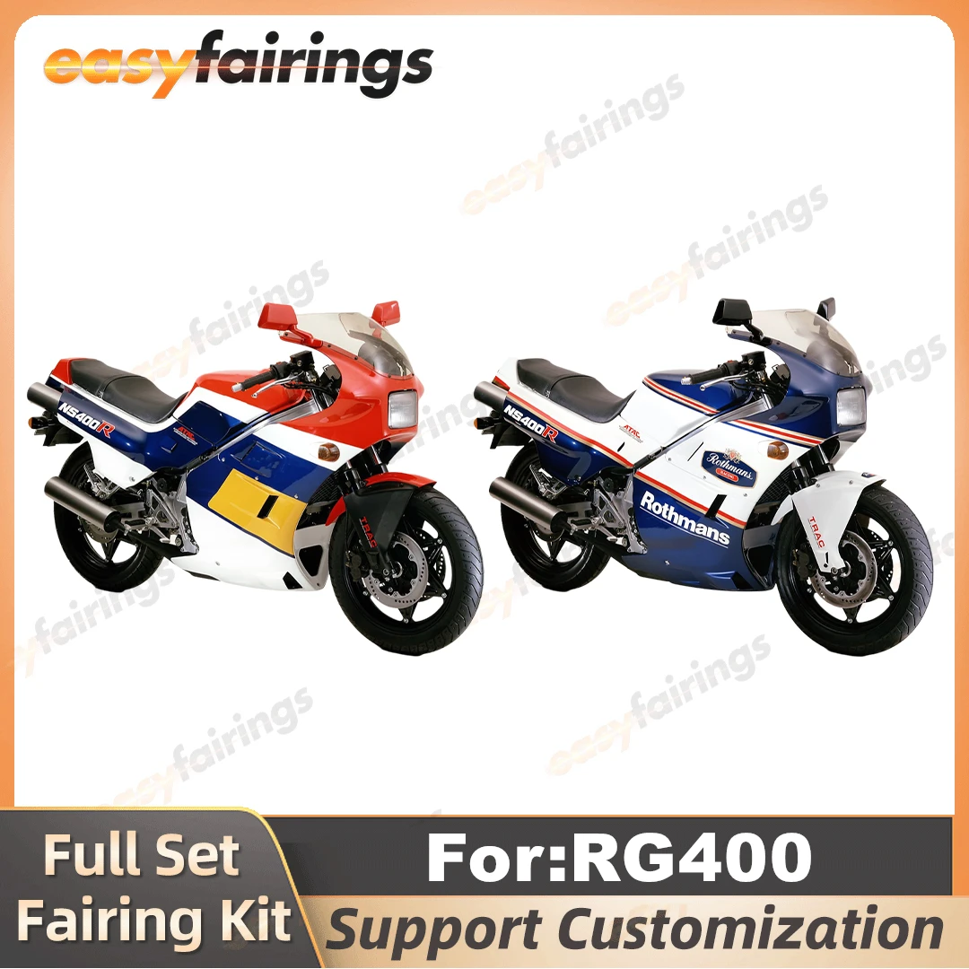 Fit for HONDA RG400 R RG400R 1985 1986 1987 Motorcycle Accessories full Kit Bodywork Panel RG 400R 85 86 87 RG 400 R fairings