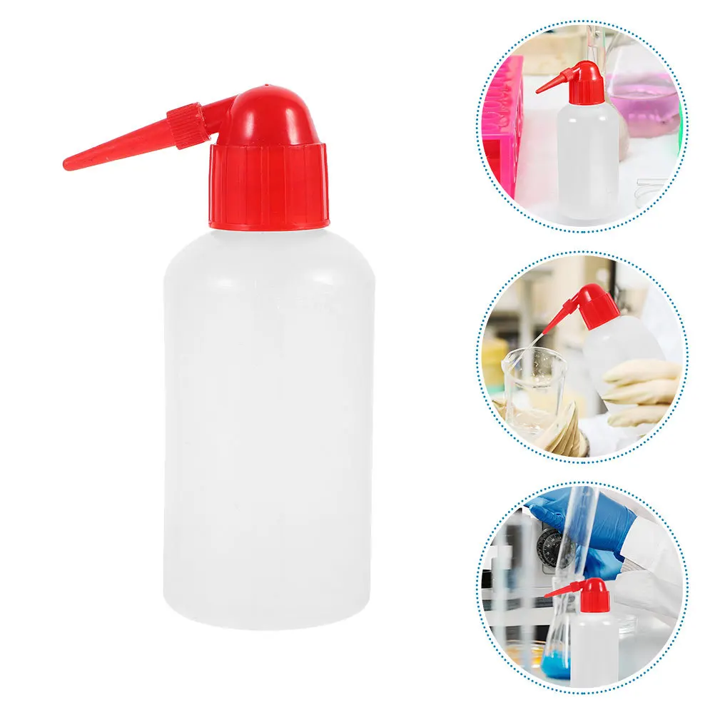 

6pcs Plastic Squeeze Bottles 250Ml With Scale Lab Wash Bottle For Medical Laboratory Cleaning Tools Rinse Watering Safety Squirt