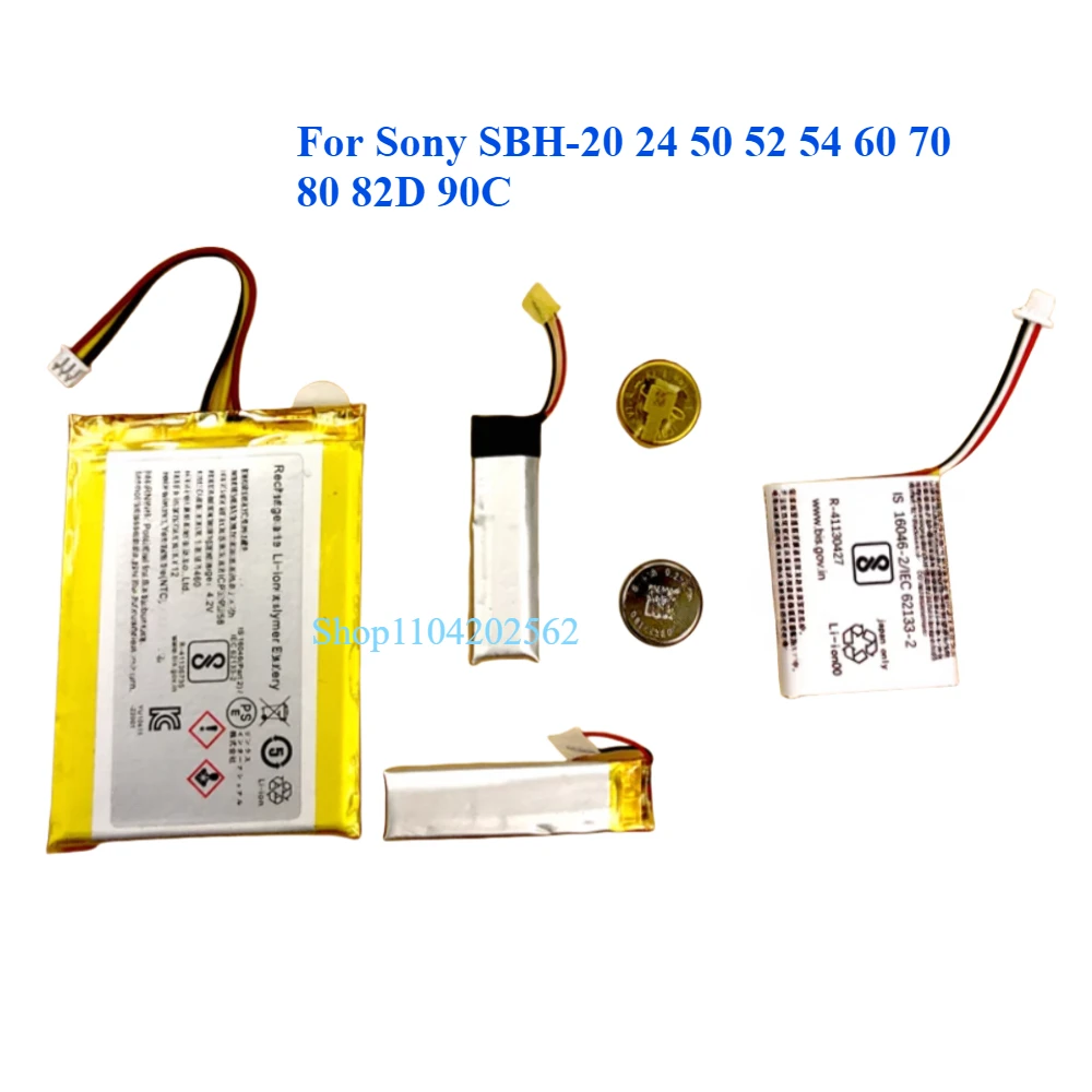 For Sony SBH-20 24 50 52 54 60 70 80 82D 90C SBH24 SBH24 SBH50 SBH52 SBH54 SBH60 SBH70 SBH80 SBH90C Bluetooth Headset Battery