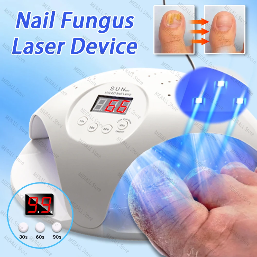 

2-In-1 Fungal Nail Laser Device Repair Fast Nails Fungus Onychomycosis Repair Toenail Fingernail Removes Nail Fungus Foot Care