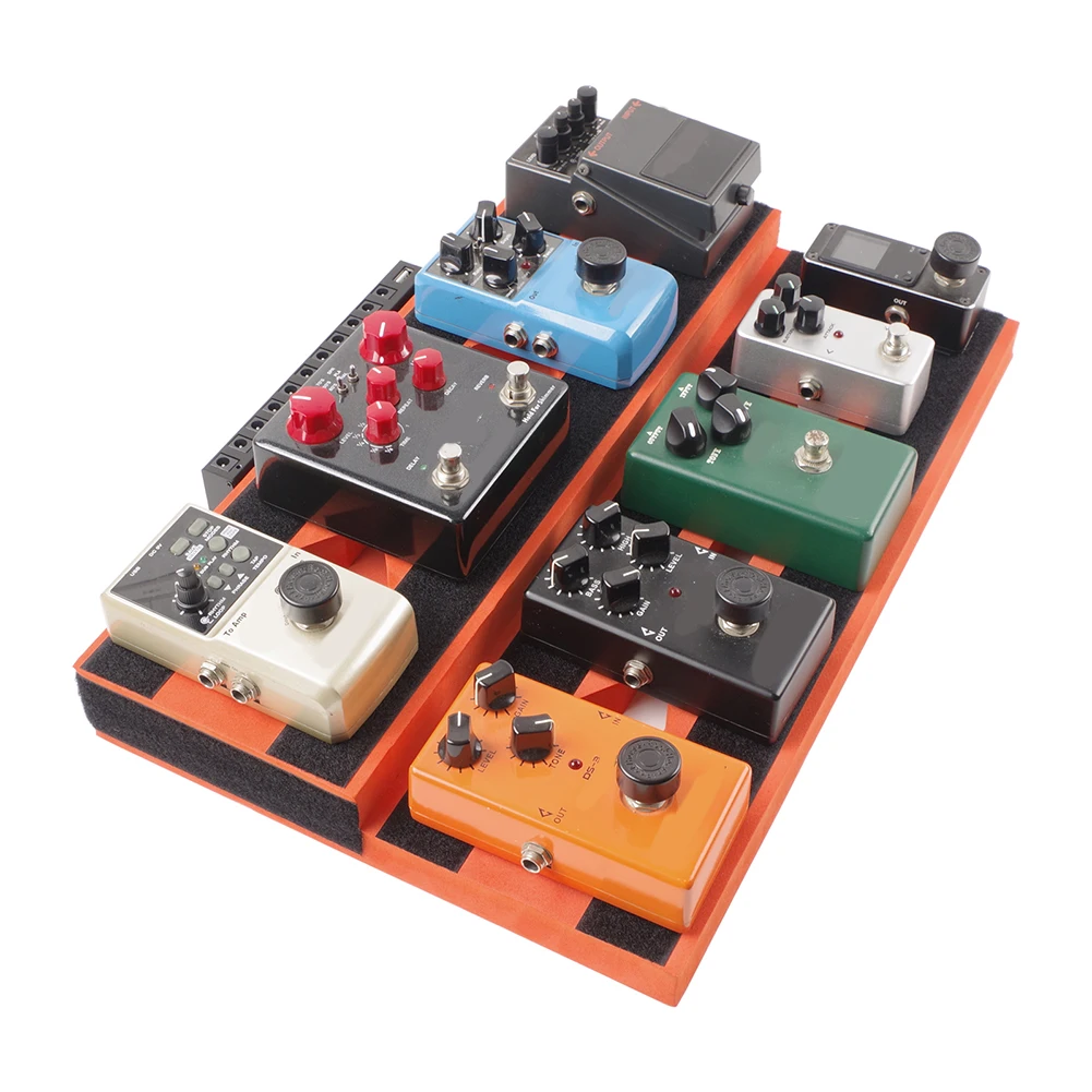 EVA Pedal Board Effect Pedal Board Versatile Pedal Capacity Customizable Effects Arrangement Lightweight Guitar Pedalboard