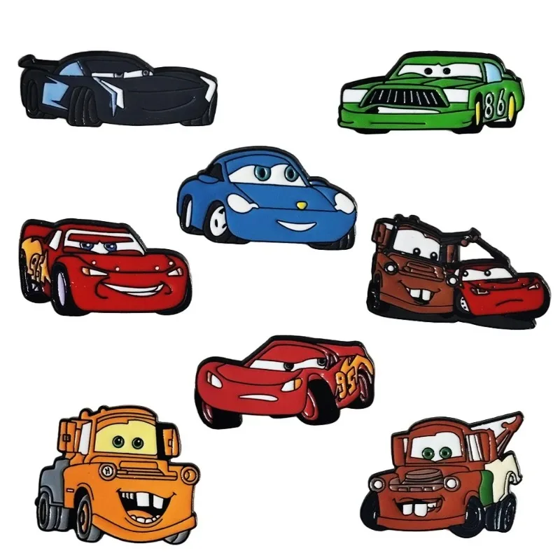 8pcs Set Movie Badge Cute Cartoon Car Badge Cool Brooches for Backpacks Jackets Bags Comedy Cute Cartoon Lapel Pins Student Gift view 6