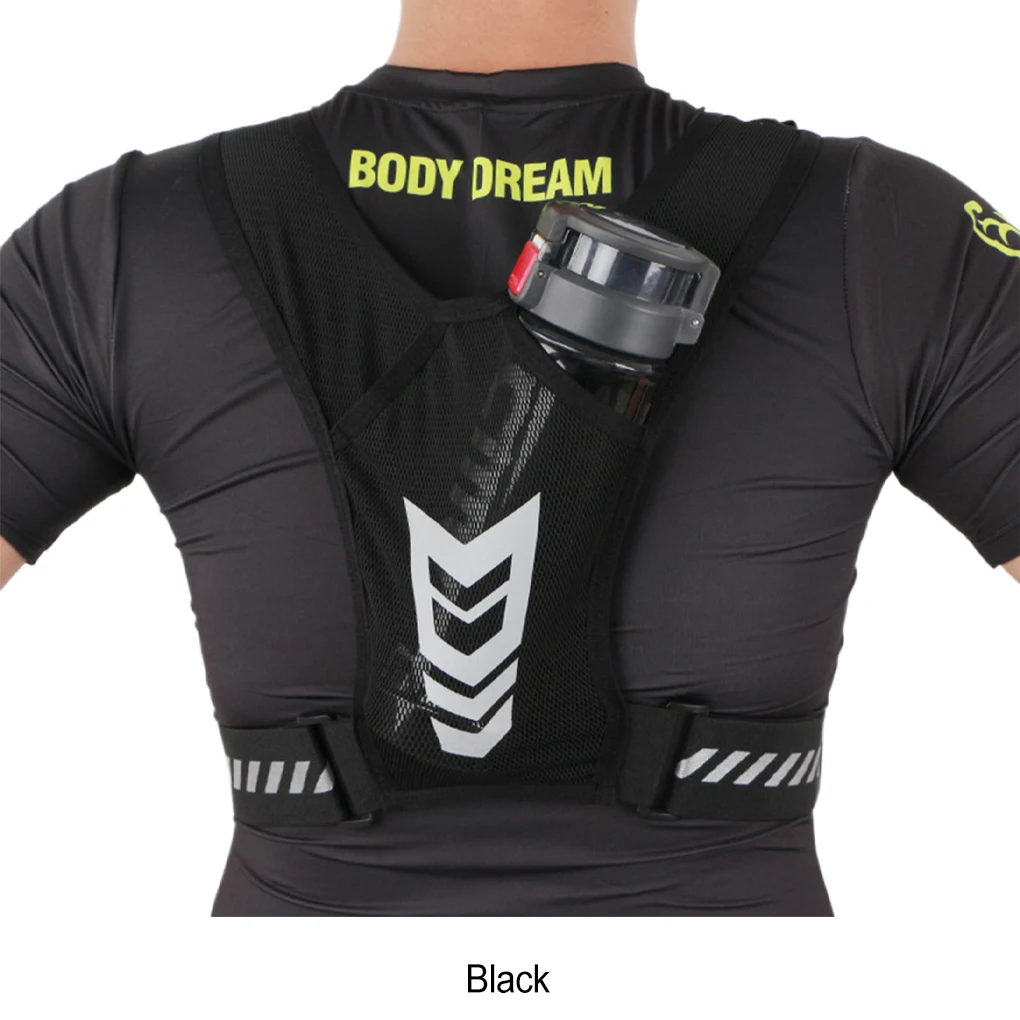 Universal Sport Running Vest com opções de armazenamento versátil, poliéster Vest, telefone titular Vest