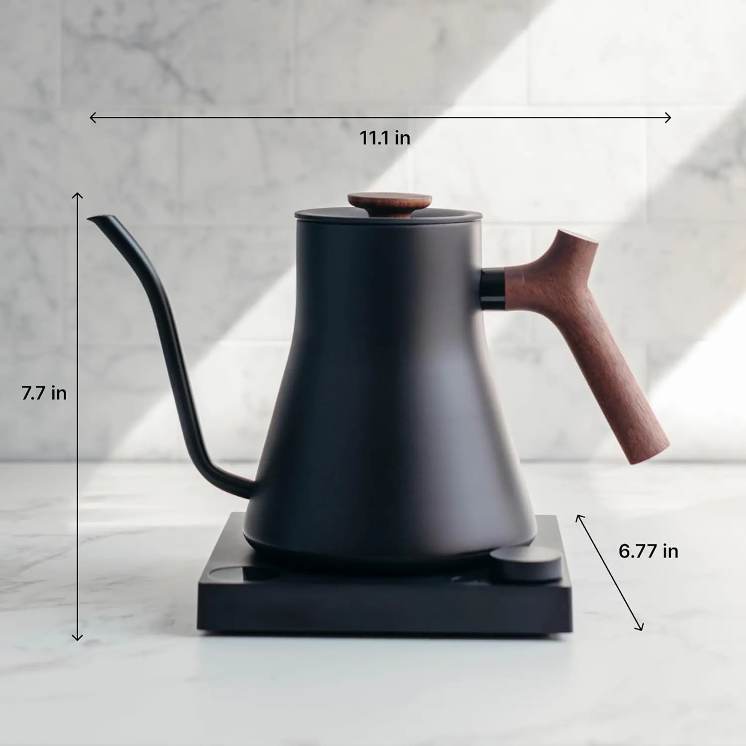 Stagg EKG Pro Electric Gooseneck Kettle - Pour-Over Coffee and Tea, Quick Heating, Precise Temperature Control, Scheduling, Buil
