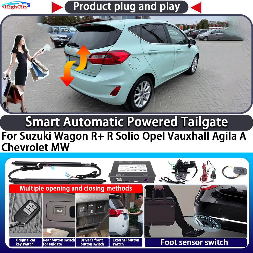 For Suzuki Wagon R+ R Solio Opel Vauxhall Agila A Chevrolet MW Smart Automatic Powered Tailgate Key Control Trunk Power Tailgate
