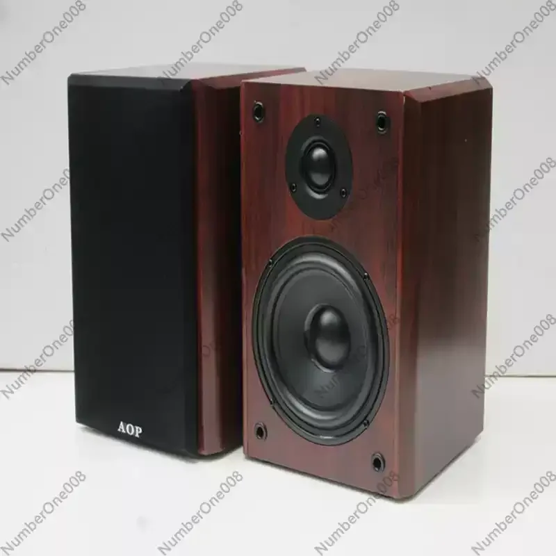 

5.25 Inch Passive Desktop Monitor Bookshelf Wall Hanging Surround High Fidelity Fever Hifi Wooden Speaker
