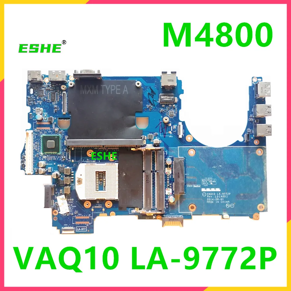 

For DELL Precision M4800 Laptop Motherboard 0C3V2K CN-0C3V2K C3V2K LA-9772P Motherboard DDR3 100% Test Work