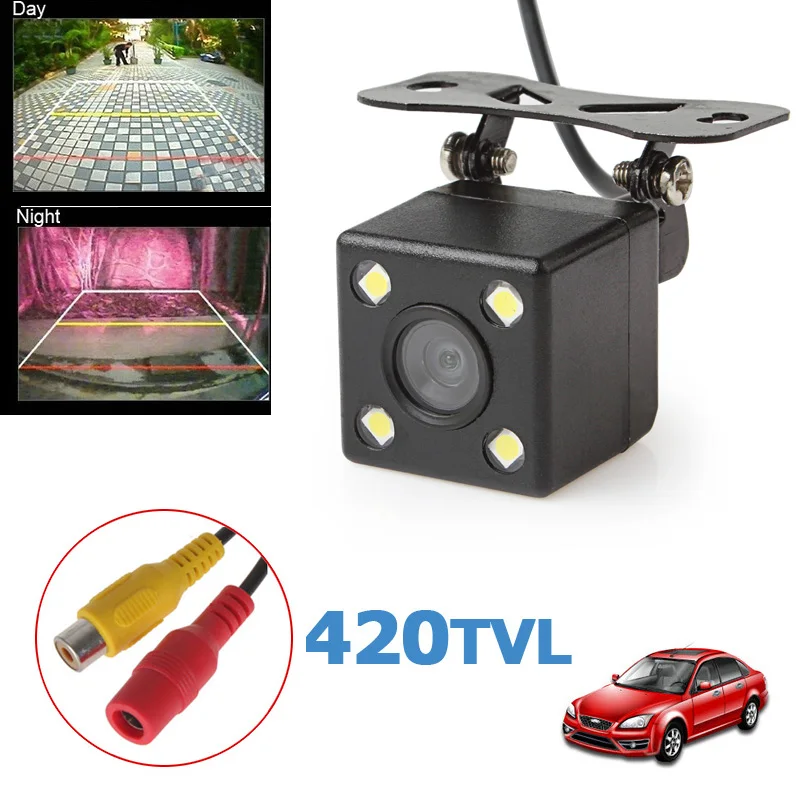 420 TV Lines Night Vision Car Rear View Camera 170 Degrees Wide Angle Lens PAL NTSC 656x492 Resolution with 6M Cable for Car ATV