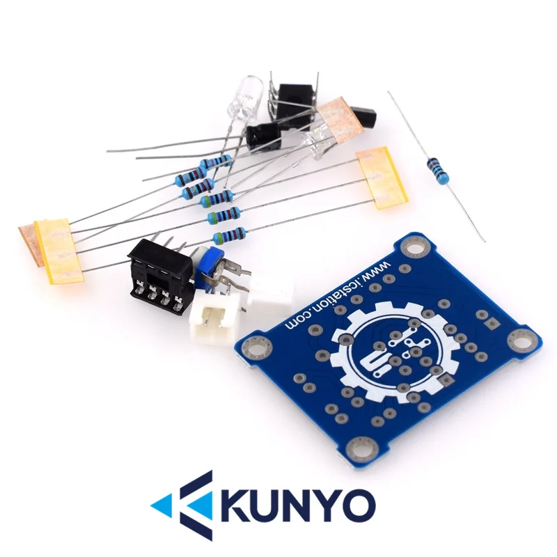 LM358 Breath Light Spare Parts/Electronic DIY Fun Making Kit 5mm flicker light electronic making kit