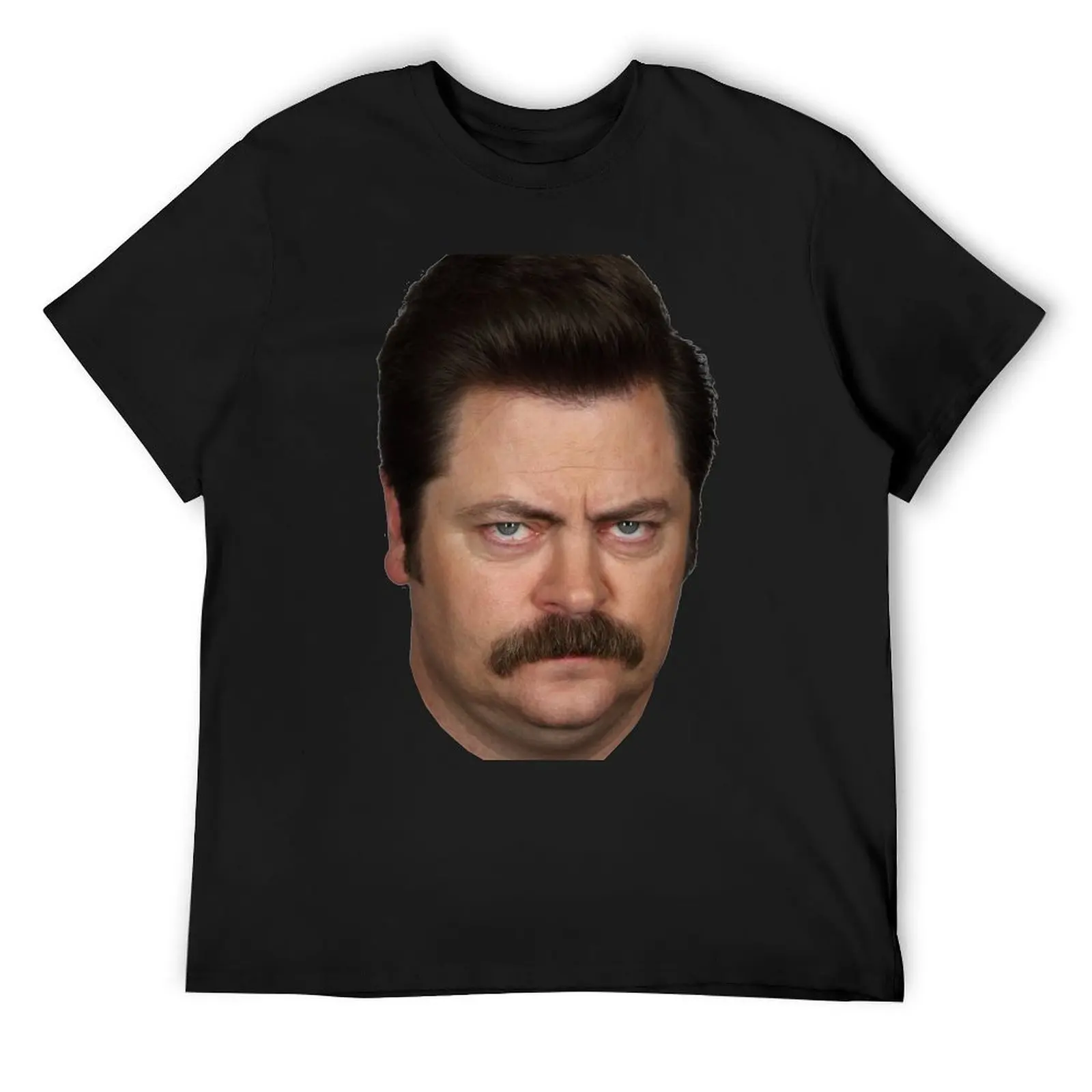 Ron Swanson T-Shirt vintage anime shirt baggy shirts plus size men clothing