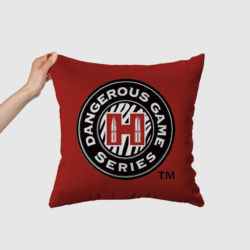 Pillow Case hornady logo Decorative Gift Sofa Car Super soft Cushions Square Pillowcase Chair Pillow Cove 035