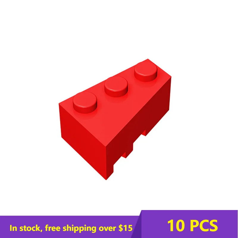 

10PCS Bricks Assembles Particles 6564 3x2 Right for Building Blocks Parts DIY Bricks Bulk Model Enlighten Bricks Educational Toy