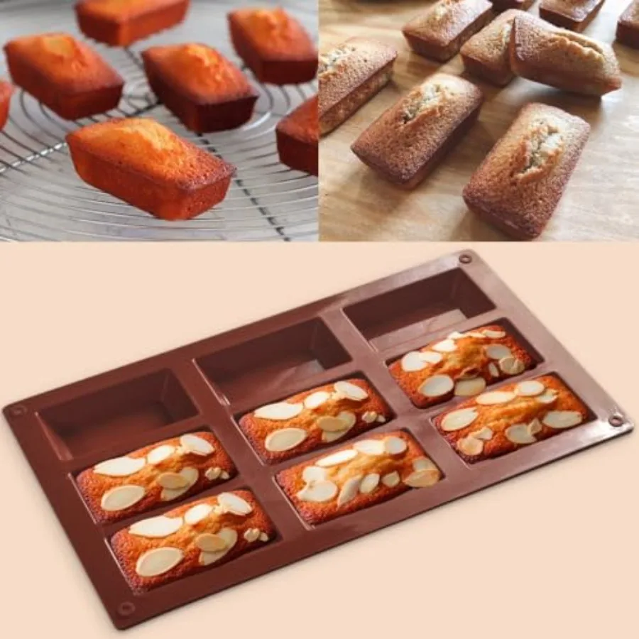 9 تجاويف كتل شبه منحرف قالب من السيليكون الغذاء الصف غير عصا قوالب مرنة لصابون شمعة الشوكولاته الراتنج الفن والخبز Pa