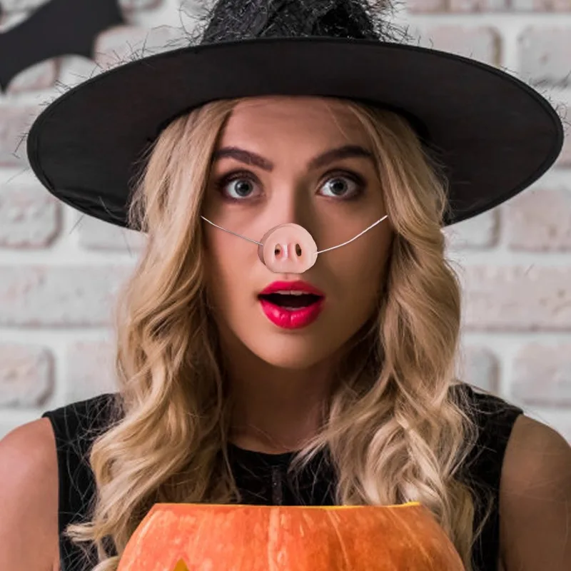 1/10 قطعة مضحك اللاتكس خنزير خطم قناع وهمية المطاط خنزير الأنف الأطفال الكبار هدايا حفلة تأثيري الدعائم هالوين عطلة الديكور #4