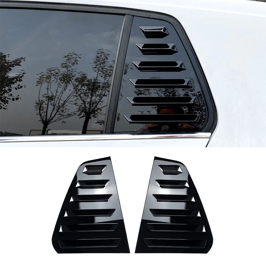 Rear Triangle Window Shutters Triangle Sunshade Modified Patch Shark Gill For Volkswagen Golf 7 Golf 7.5 MK7 MK7.5 2013-2019