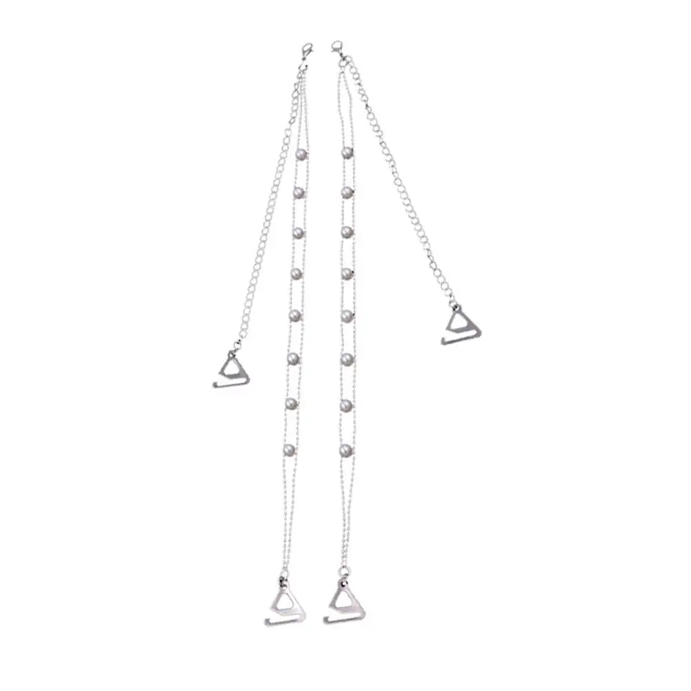 

Pearl Shoulder Strap Bra Bras Transparent Straps Invisible Belt Decorative Women Breteles Adjustable Length Non Slip Comfortable