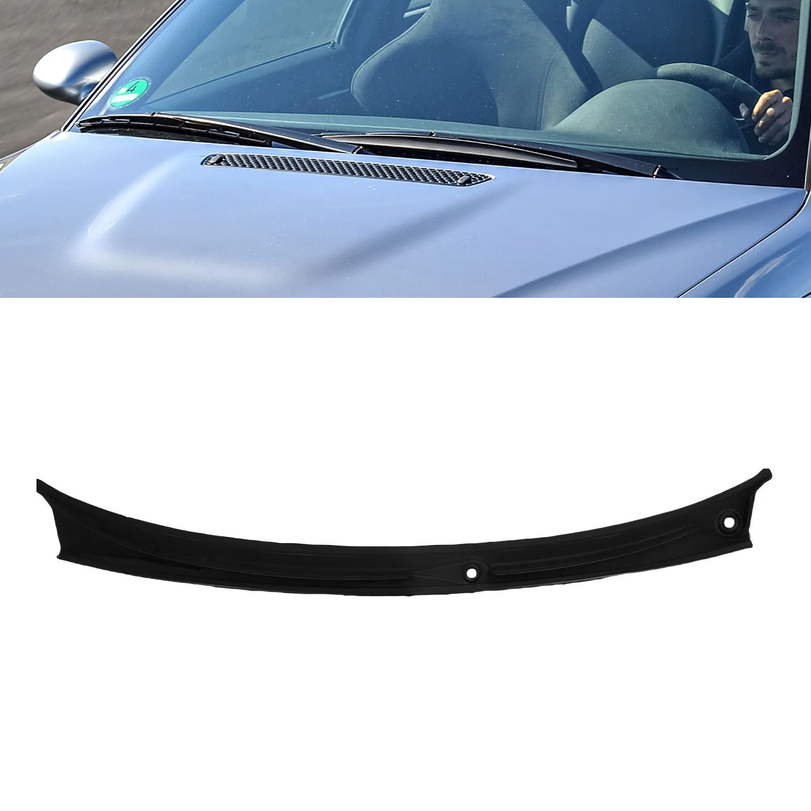

Wiper Cowl Grille 51718208483 ABS Easy To Install Anti Abrasion High Longevity Wiper Cowl Cover Panel for Vehicle