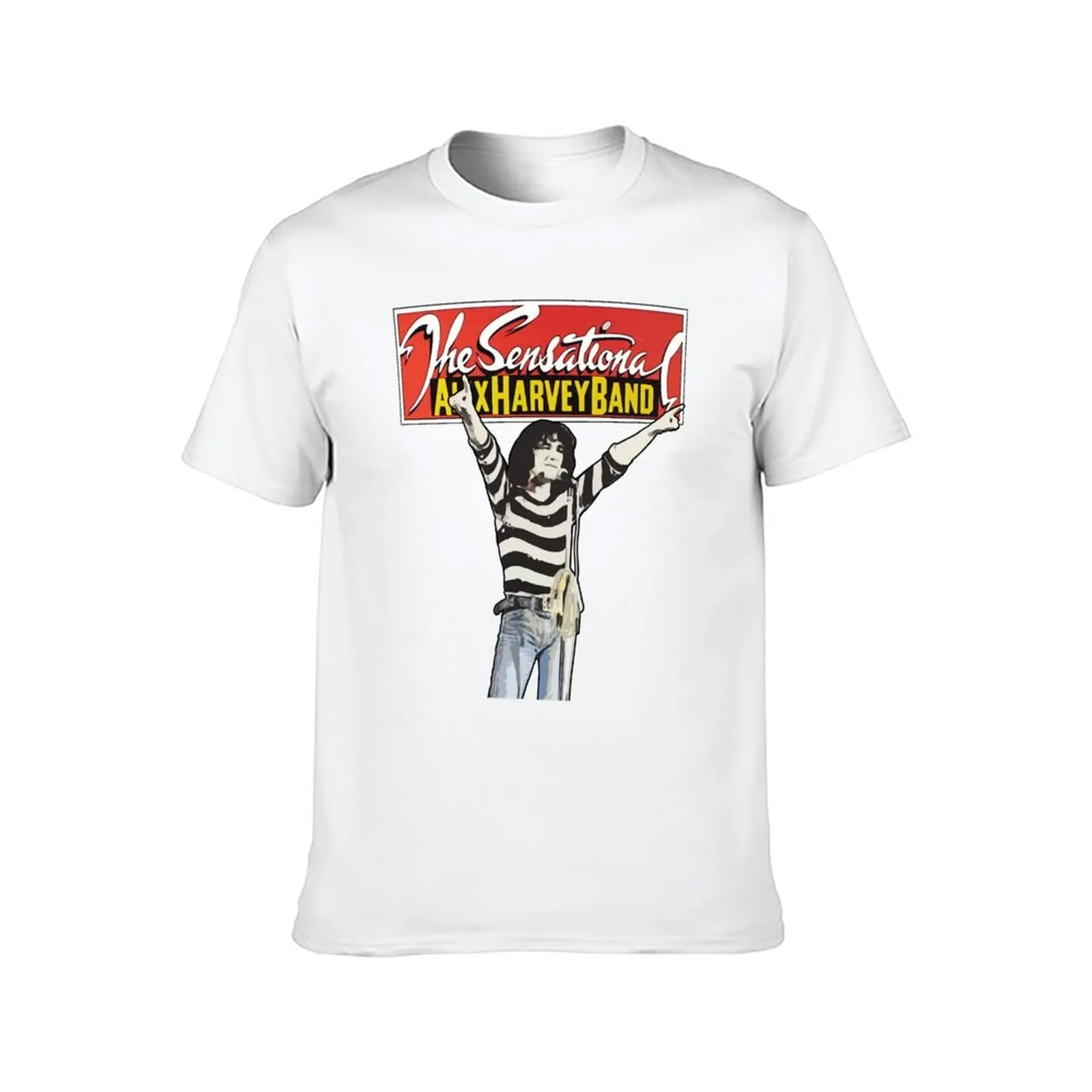 The sensational alex harvey band T-Shirt funny t shirts man t shirt men 100% cotton luxury brand T-Shirt