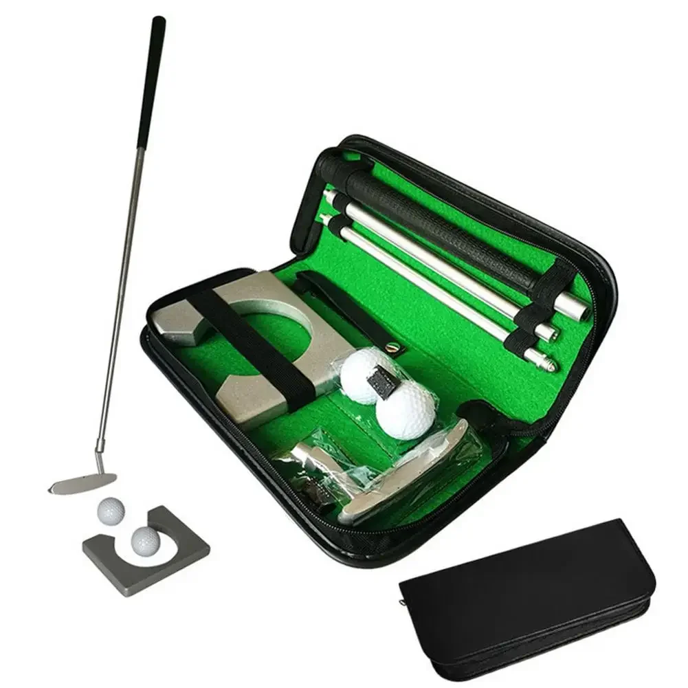 Golf Putter Set Portable Mini Golf Equipment Practice Kit with Detachable Putter Ball for Indoor/Outdoor Golf Trainer Kit new