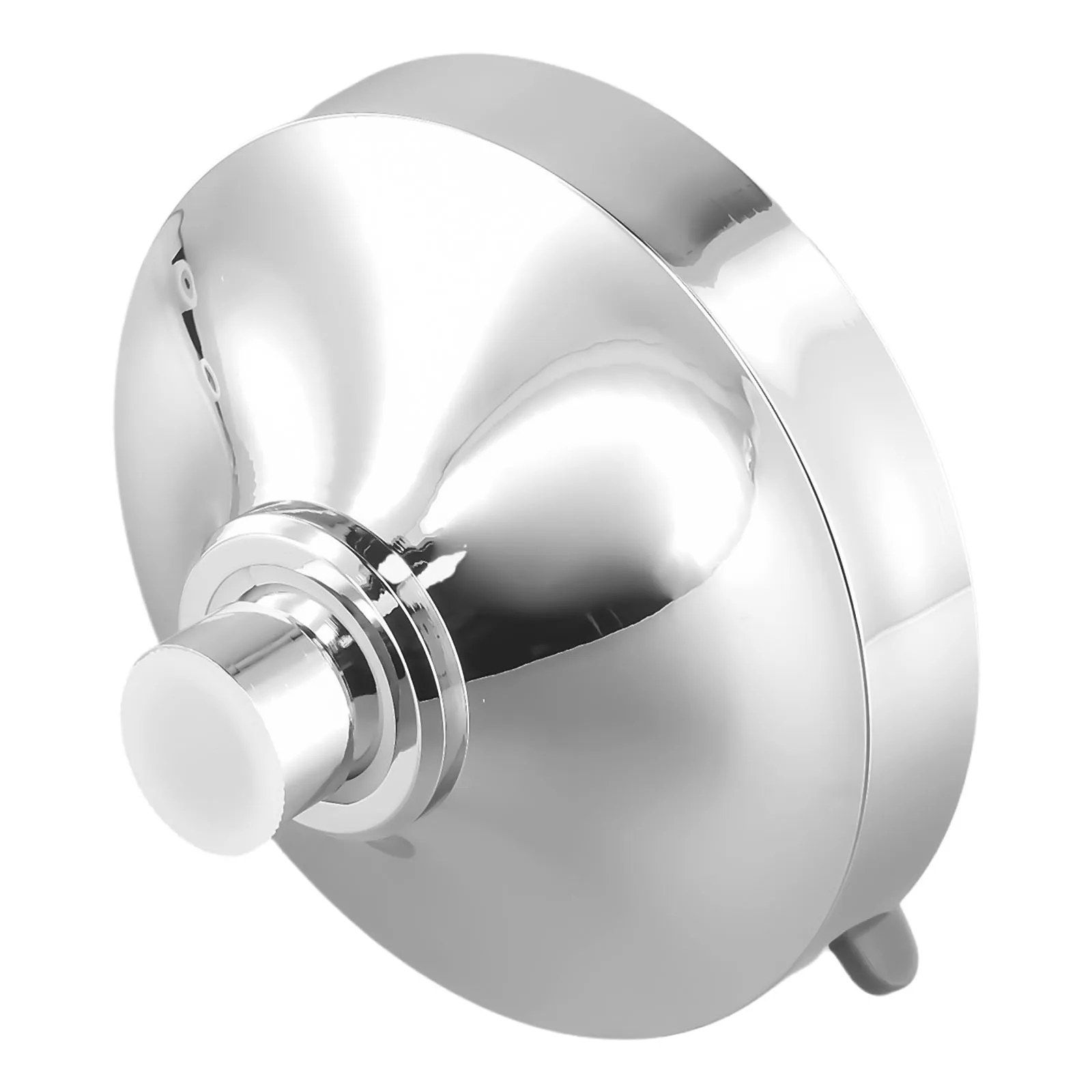 4 Inch Shower Head Designed for Wall Mount Use with 5 Spray Modes Rain Mist Massage Rain-Mist Rain-Massage ABS Brass Assembly