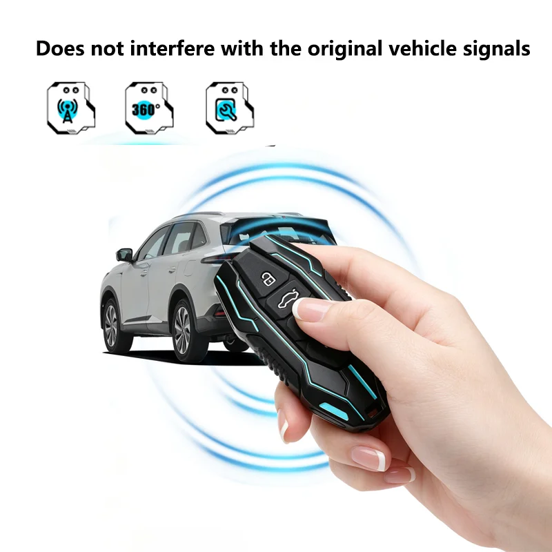 Mecha Style Zinc Alloy for Chery Tiggo 8 PLUS 8 Pro 7 Pro Arrizo 5 PLUS Omoda C5 5 Fx Remote Smart Car Key Case Cover Fob Bag