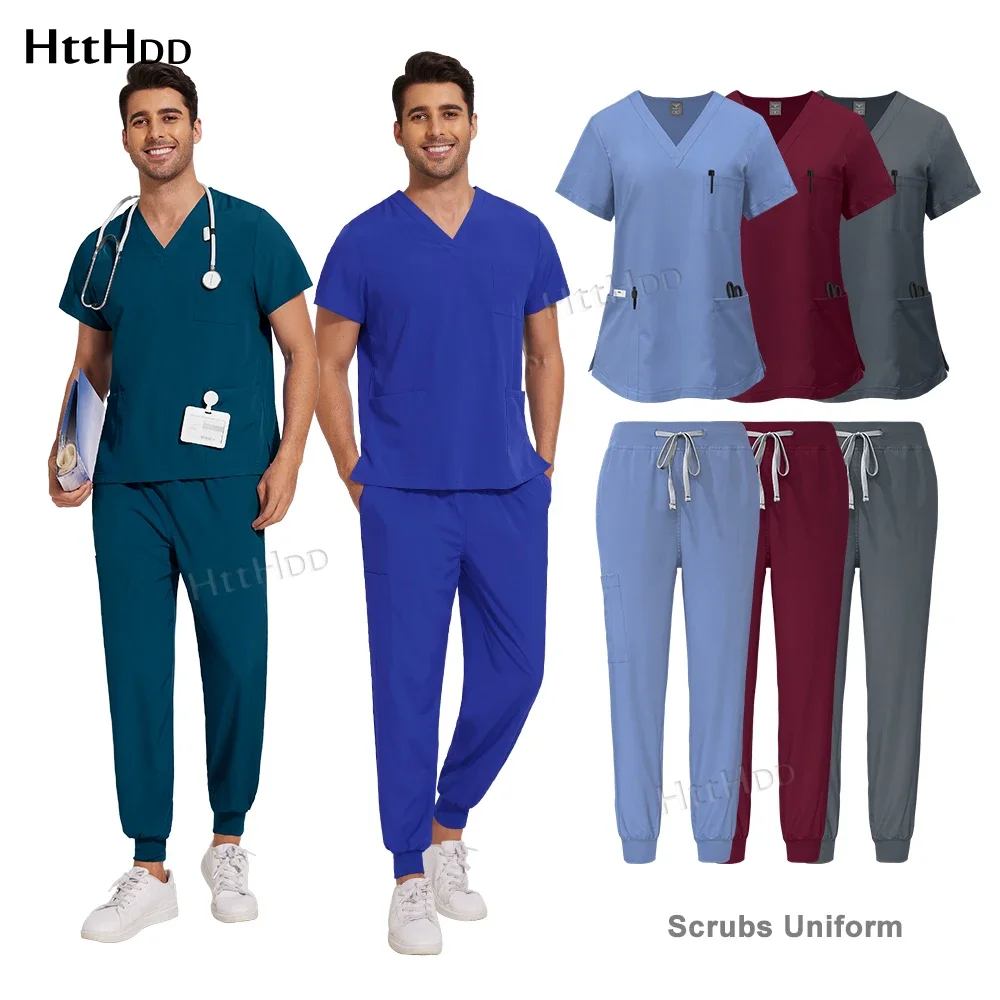 Scrubs Medical Uniforms Multicolour Dental Clinic Pet Grooming Workwear Veterinary Uniform Mens Scrub Nursing Accessories Unisex