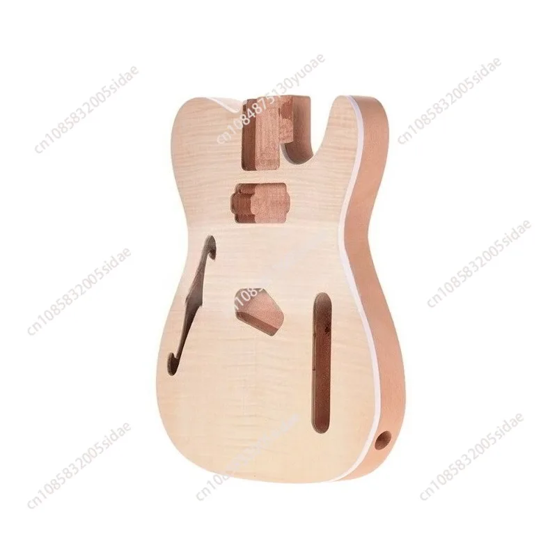 

Незаконченный корпус гитары, композитный/пустой гитарный ствол из красного дерева для электрогитар, часть «сделай сам», аксессуары для гитары