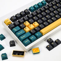 KBDiy GMK MarrsGreen Keycap Retro PBT ISO teclas de perfil de cereza de doble disparo para interruptores MX teclas de teclado mecánico para jugar