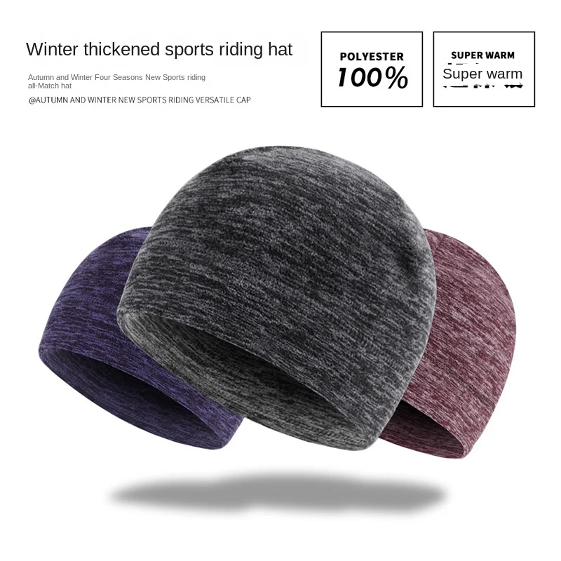 Fashion Men Hat women Winter Outdoor Cycling Head Cover Cap Sports Windproof Cold Beanie Cation Fleece Hot Warm