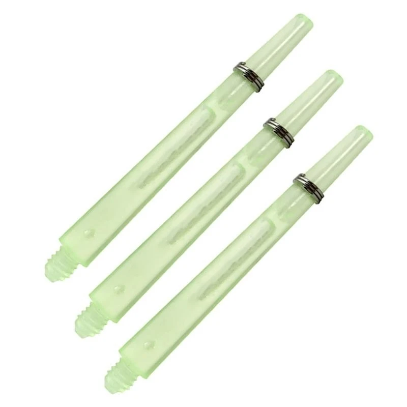 12 قطعة من أعمدة السهام البلاستيكية الشفافة مع حلقات من الفولاذ المقاوم للصدأ