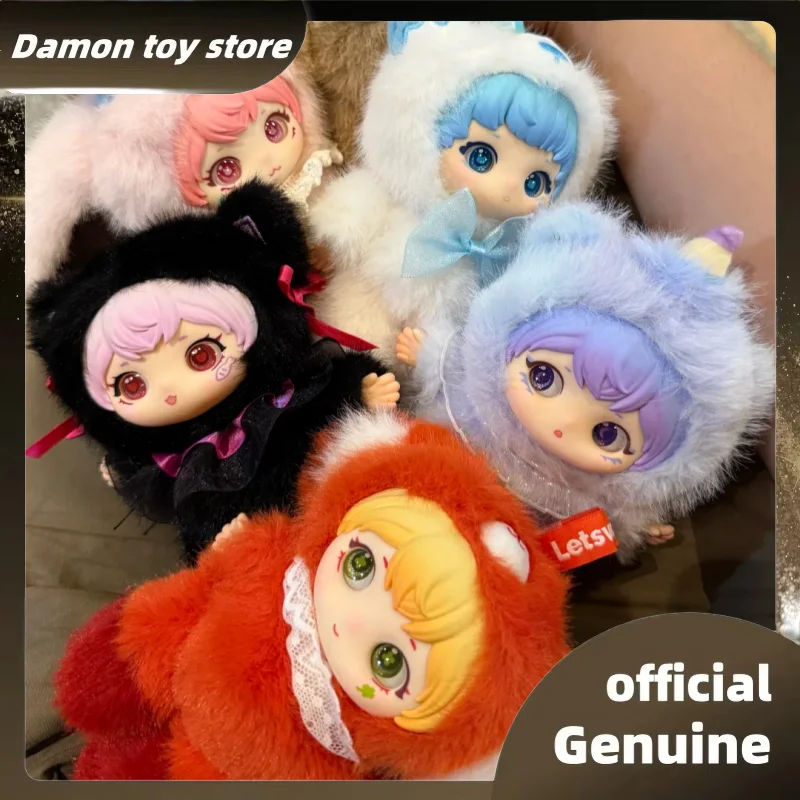 

New Genuine Youli Animal Party Series Vinyl Dolls Blind Box Lovely Trendy Toys Vinyl Bag Pendants Youli Mystery Box As Gifts