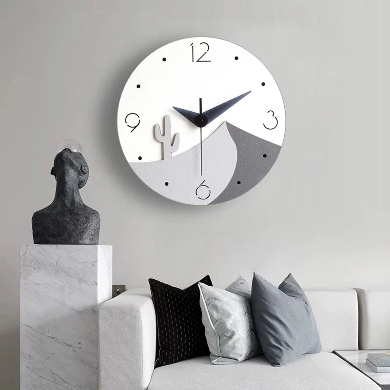 Seating Room Elegant Industrial Wall Clock Interior Luxury Seating Room Wall Clock Modern Beautiful Horloge Mural Room Decor