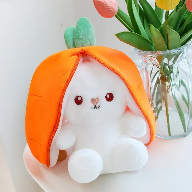 Jouets en peluche créatifs amusants pour enfants, lapin carotte beurre, peluche douce se cachant dans Harvey Bunny, jouets de sac pour enfants, cadeaux d'anniversaire pour filles, 70cm