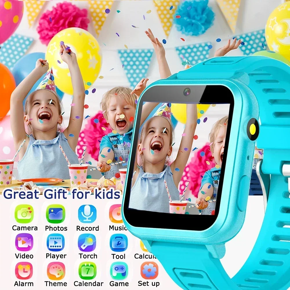 2025 Men Women Kids Smartwatch Games Reminder Photo Taking Music Outdoor Sports Kids Smartwatch Gifts for Age 3-14 Girls and Boy