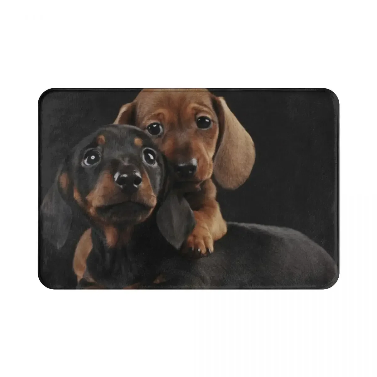 

Dachshund Dog Pupy Doormat Rug carpet Mat Footpad Polyester Non-slip durable Front Room Corridor Kitchen Bedroom balcony toilet