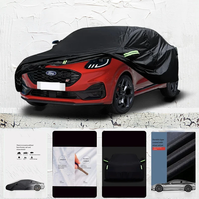 

For Ford-Puma Auto Anti snow Anti dust Anti-uv Anti peeling paint And Anti Rainwater 210t car cover Car cover protection