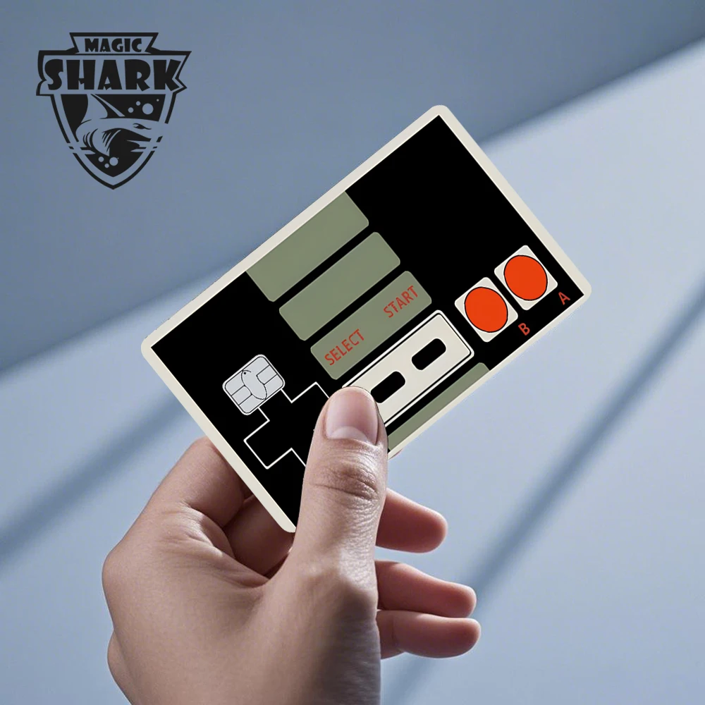 Magic Shark Fashin King Poker Money Game Controler Dragon 3M Matte Thin Sticker Film Skin für Debit Bank Credit Card