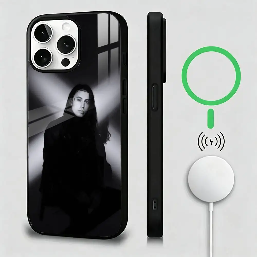 R-Ronnie Radke Singer Rapper Phone Case For IPhone17 16 15 14 13 12 11 Pro Max 16/15/14Plus Wireless Charger Cover