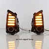 도요타 야리스 아티브 바이오스 2022 2023 LED 주간 주행등, 다이나믹 턴 옐로우 신호 릴레이 자동차, 12V LED DRL 주간 조명, 2 개 5