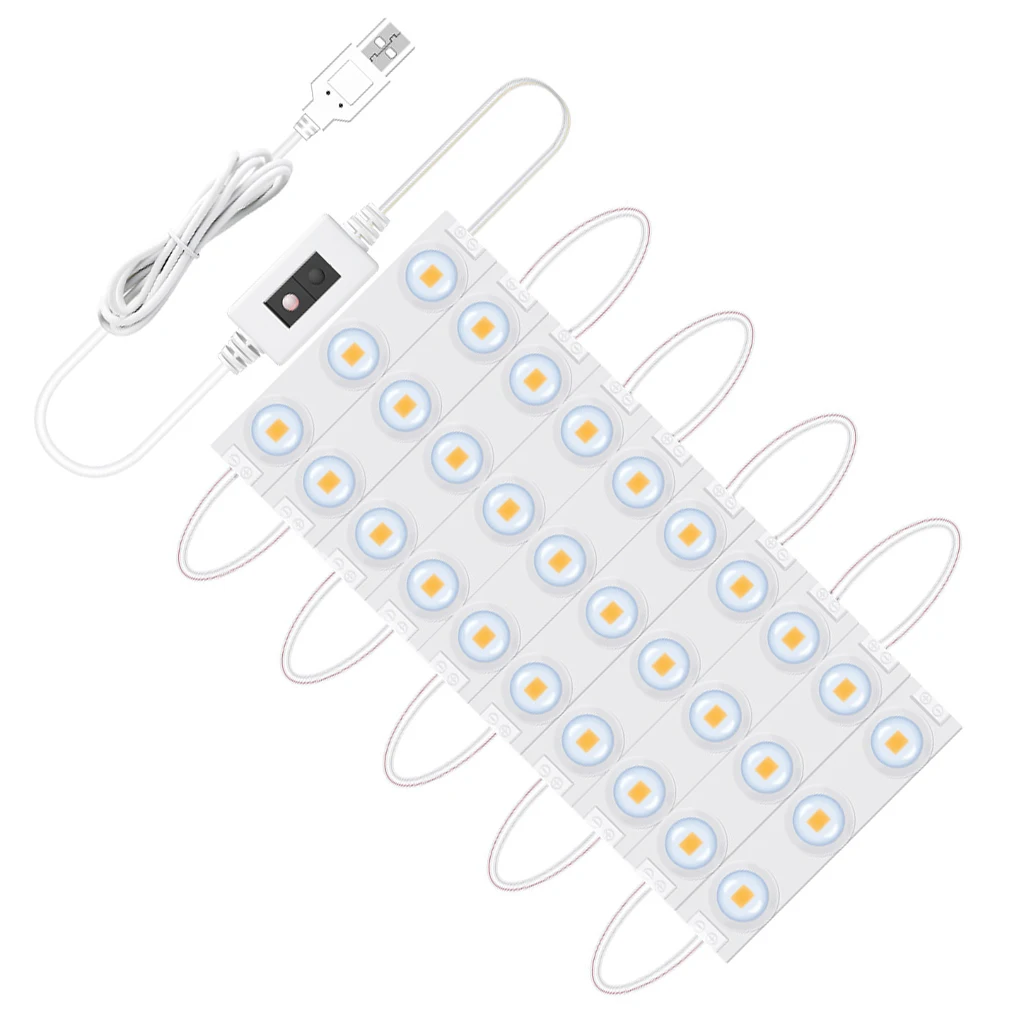 LED Spiegel Licht Waschtisch lampe Beleuchtung Kunststoff Make-up Lichter Badezimmer