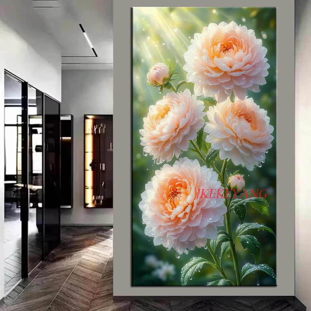 

Красивые хризантемы и розы картина DIY алмазная живопись вышивка крестиком полная дрель Алмазная мозаика новая коллекция домашний декор