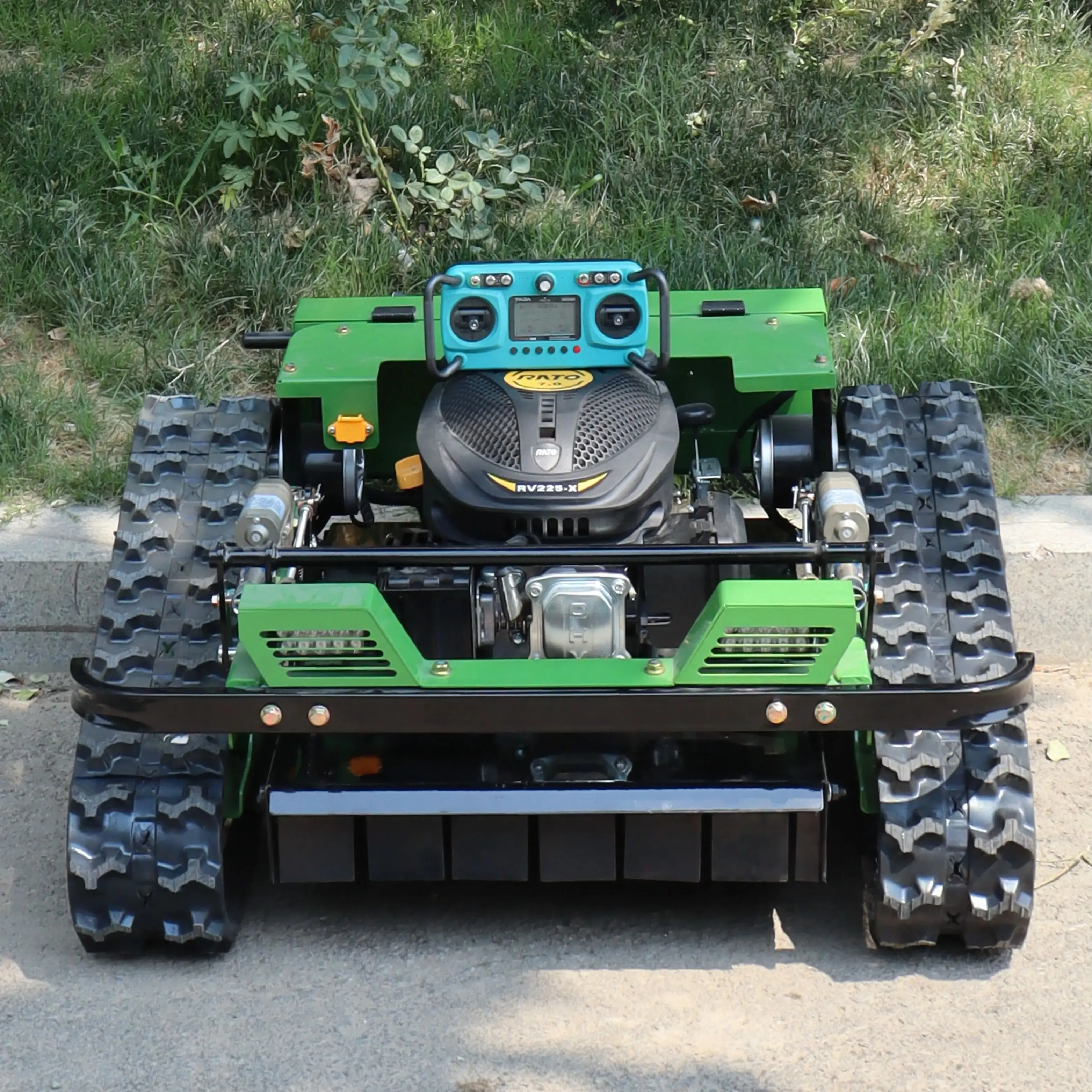Durable Smart Remote Control Lawn Mower, Crawler Type High Power Engine, Essential Tool for Mowing in Spring and Summer Customiz